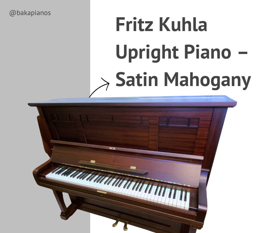 Fritz Kuhla Upright Piano